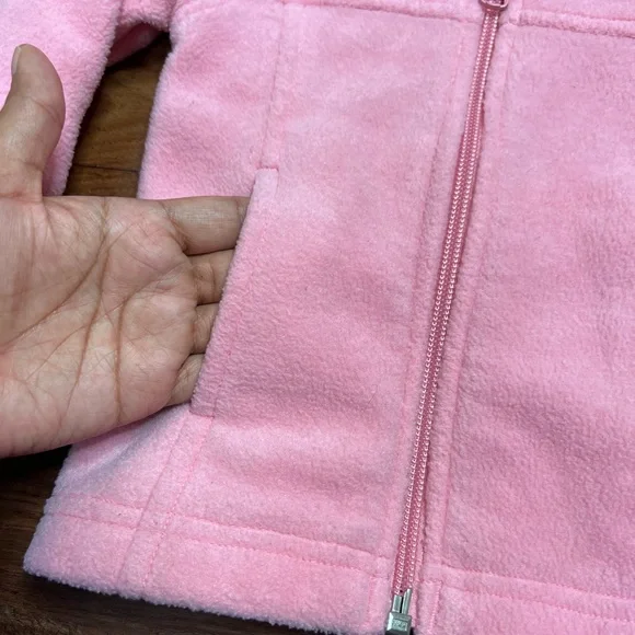Columbia baby girl Pink Fleece jacket 6-12 months - Picture 4 of 7